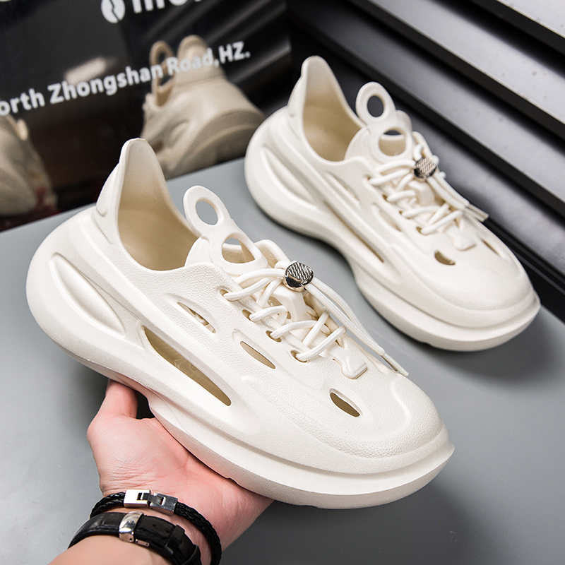 Fashion Round Foot Spring-autumn Green Sport Shoes Therapeutic Men's Colored Sneakers Home Design Bascket High-end Tenid Skor Temis