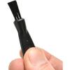 LinMei 12PCS Electric Shaver Cleaning Brush Double-Sided Nylon Bristles with Non-Slip Handle for Razors Trimmers Hair Clippers (Black)