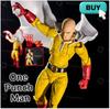 NEW In Stock Kaiyodo Revoltech Amazing Yamaguchi One Punch Man Saitama Anime Action Figures Ko Model Collection Toys Kids Gifts