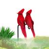 Creative Foam Feather Artificial Parrots Imitation Bird Model Garden Decoration