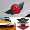 Autocollants Emblèmes Capot Avant Coffre Voiture Badge Métal 3D Autocollant Pour BMW MINI Cooper S Works JCW R55 R56 R50 R53 R60 R61 F54 F55 F56.