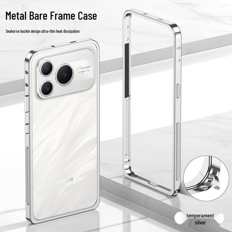 

Cross-border Honor Power2 Metal Frame Phone Case with Buckle, Supercar Cooling Design DY03 - Honor Power2