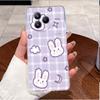 Classic Unique Design TPU Clear Phone Case For Xiaomi Civi 5 Pro Funny Cartoon Pattern Cover Shockproof Soft Casing