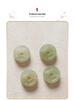 Qinghai Hetian Jade Coin DIY Jewelry Beads for Bracelets