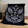 Regal Double-Headed Eagle Emblem print blanket soft and cozy perfect for the living room bed sofa or a nap,gift