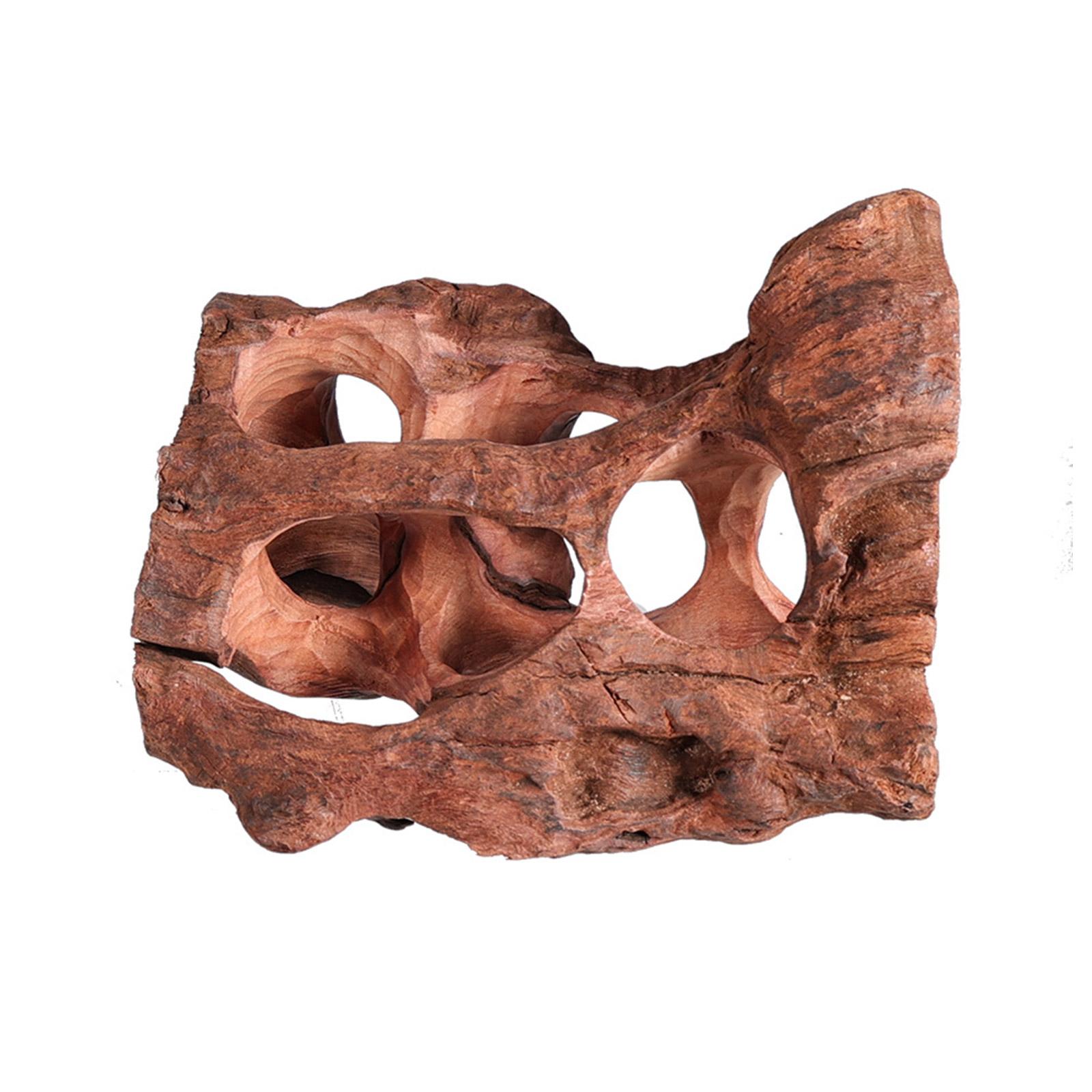 

Натуральная коряга, украшение для аквариума, пень с укрытиями для аквариумных рыб, случайные стили, ландшафтная фигура для аквариума