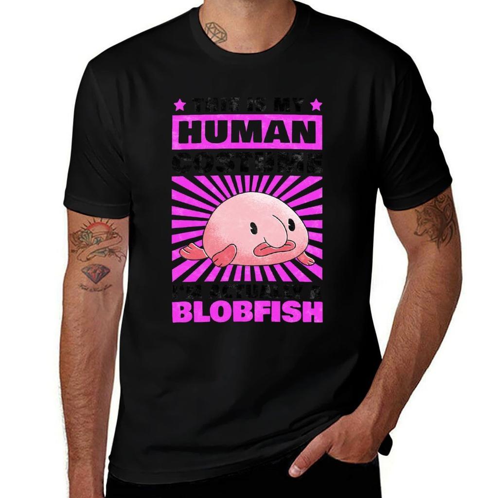 This is my blobfish costume ugly fish humor TShirt t shirts for man slim fit cotton t shirt man TShirt