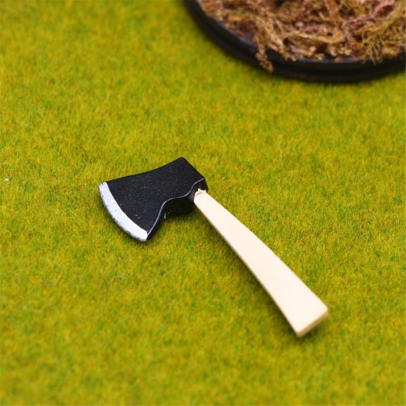 Model Hanging Cauldron Dollhouses Cauldron 1:12 Scale Realistic Cookware Hanging Pots Model for Camping Theme