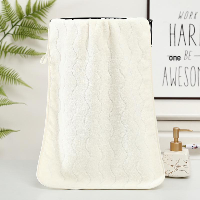 Thick Coral Fleece Face Towel - Soft, Absorbent & Quick-Drying for Couples