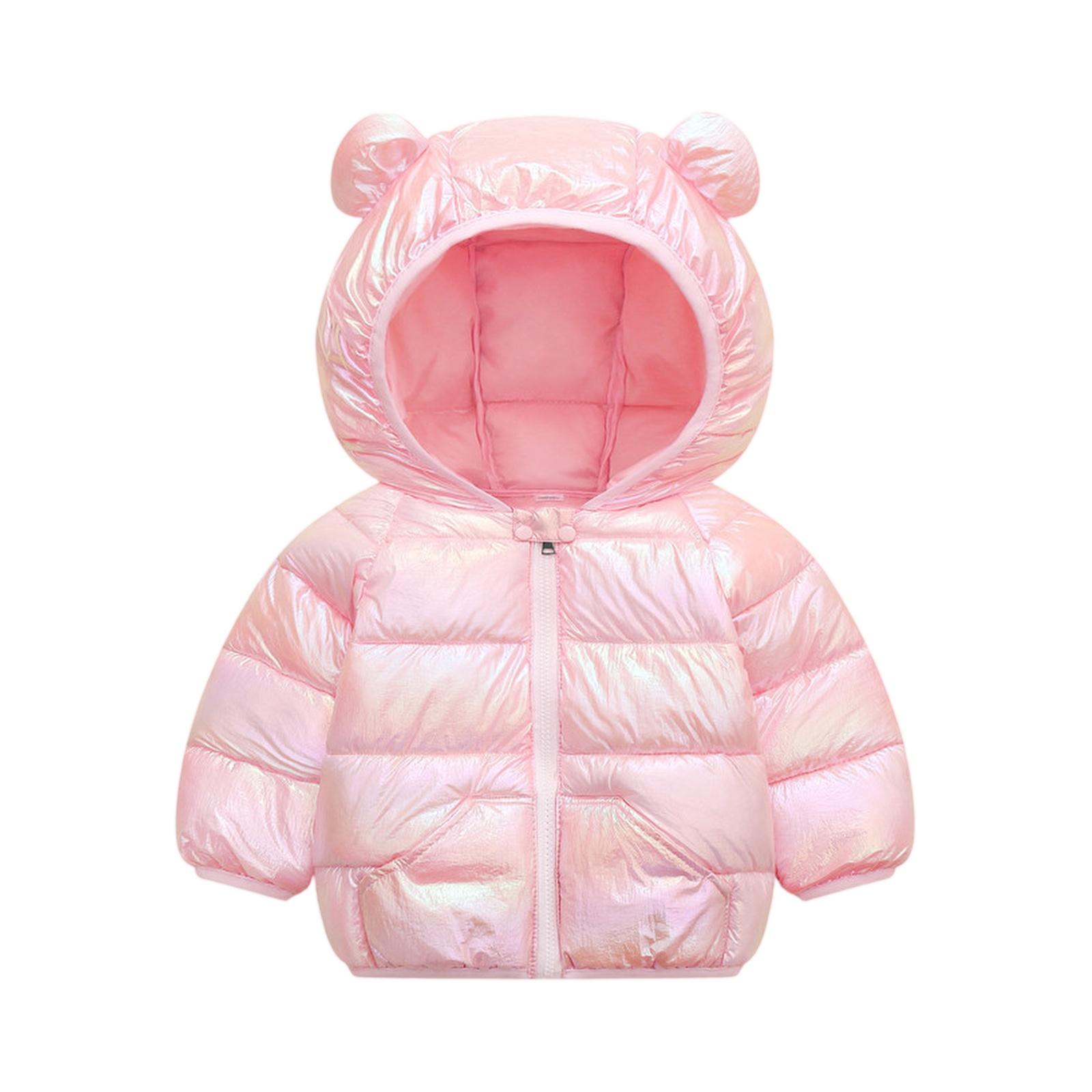 

Kids Colorful Cotton Coat - Cute Pocket Short Jacket 120