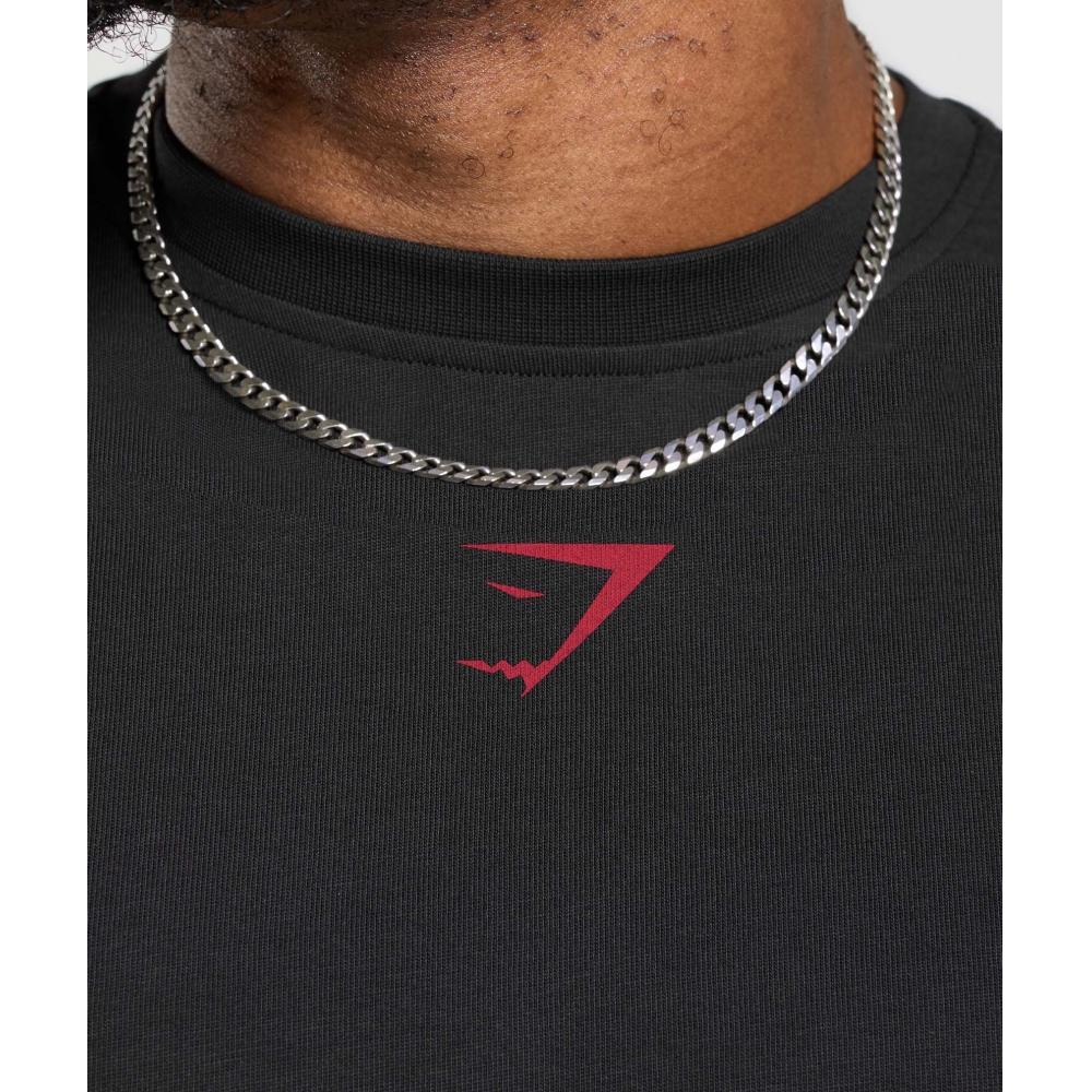 Gymshark TRIKO LifTing Club Černé kondiciace Červená A1c8b Bc1d