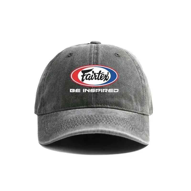 2025 Fairtex Be Inspired Baseball Cap Summer Distressed Dad Hats Men Outdoor Adjustable Cotton Caps Outdoor Sun Protection