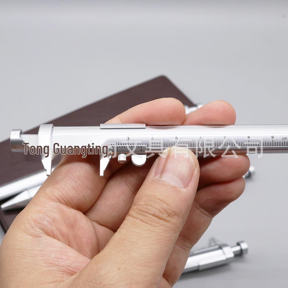 Creative Silver Vernier Caliper Ballpoint Pen – Personalized Multifunctional Gift Pen