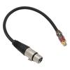 XLR Female To AV Female Cable 30cm Length 6mm Diameter XLR AV Adapter Cord for Mixer Microphone Amplifier