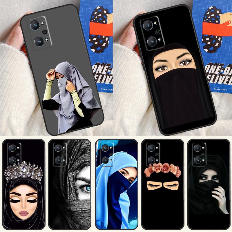 Muslim Islamic Arabic Hijab Girl For Realme 14 13 12 10 11 Pro Plus GT 6 6T 5 GT7 Pro C55 C51 C21Y C25S C67 C75 C53 C61 Case