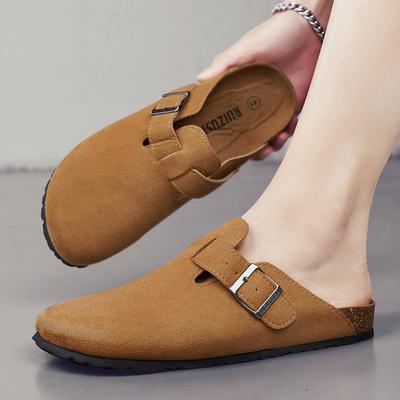 FashionSandals Men 2024 Outdoor Indoor High Quality Fashion Casual Classic Two Buckle Men Women Unisex Slides Home Comfort Slippers