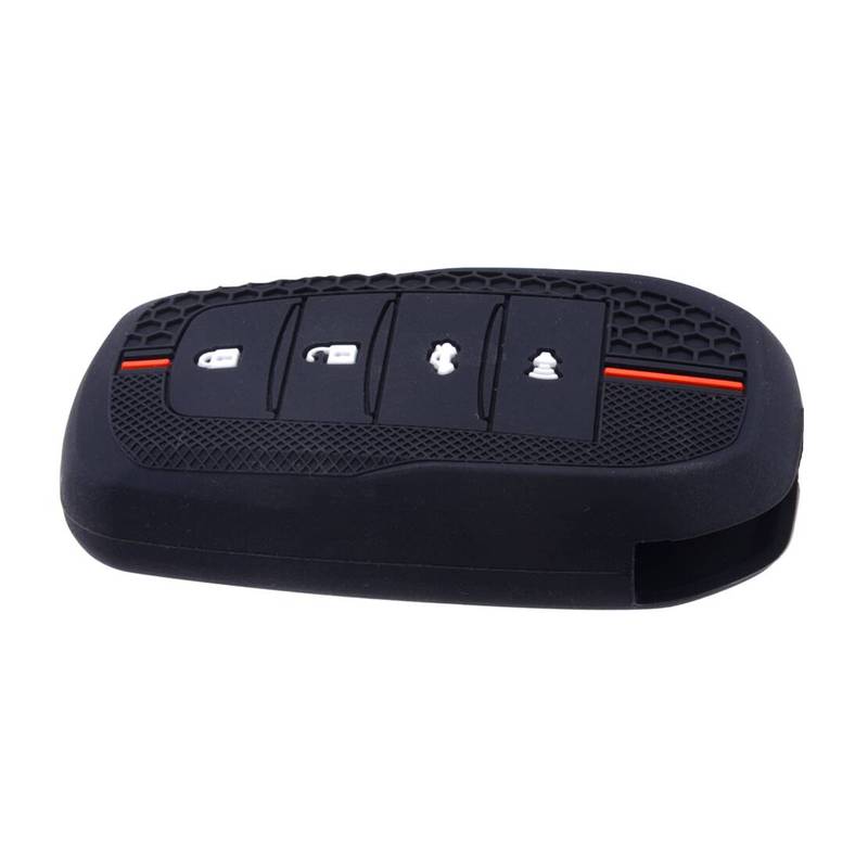 1pc Silicone 4 Button Key Case Fob Cover Fit for Toyota Highlander Corolla Cross Prius Mirai Land Cruiser Venza Tundra Tacoma