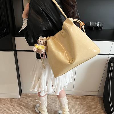 Premium Damentasche mit großem Fassungsvermögen, neue Mode, vielseitige Pendler-Umhängetasche, Sommer-Bucket-Bag