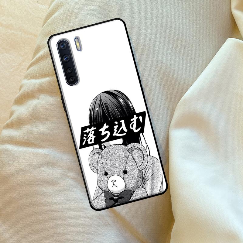 

Грустная Девушка Японское Аниме Для OPPO A74 A54 A94 A15 A17 A77 A79 A58 A78 A98 A5 A9 A16 A76 A96 A52 A72 A53S A57S Чехол OPPO A72
