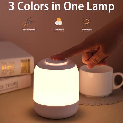 LED Nachtlicht Touch Lampe Tisch Lampe Nacht Lampe Schlafzimmer Lampe Mit Touch Sensor Tragbare USB LED Schreibtisch Lampe Licht