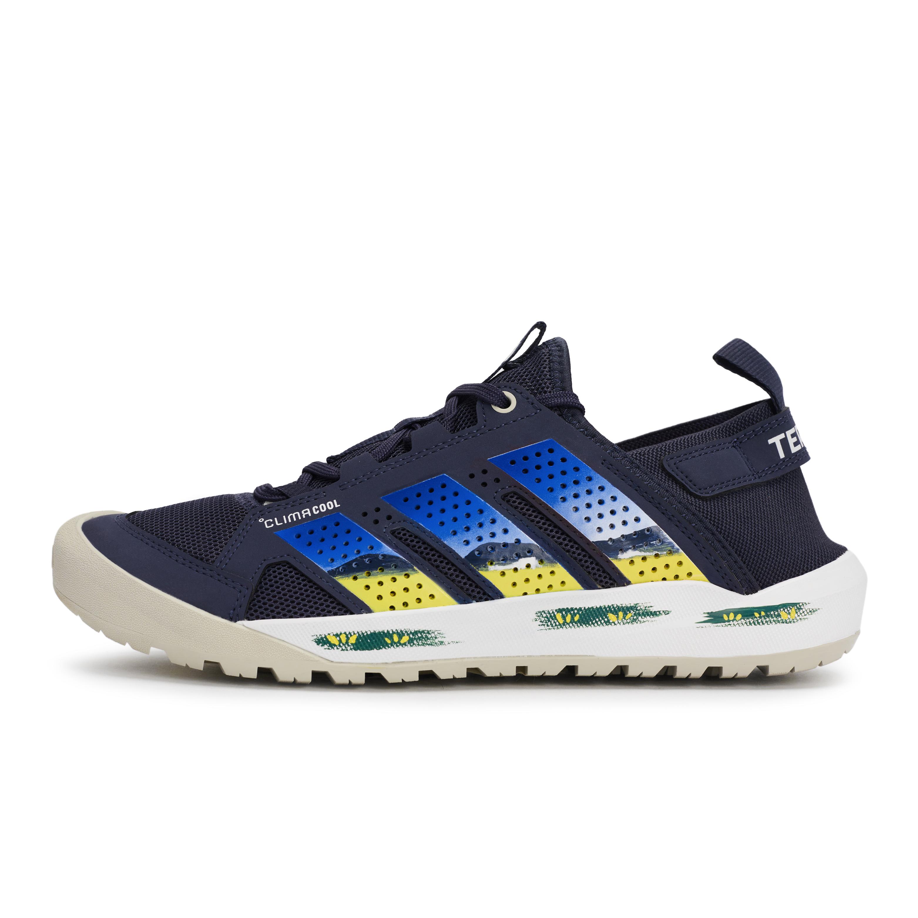 Adidas DAROGA 25 Mountaineering & Hiking Shoes Unisex Low top White/Blue/Yellow HQ9172(Team1189-) 44