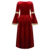 Girls Medieval Princess Costume Renaissance Costume Robe Retro Gown Dress for Halloween Cosplay Dress Up