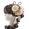 beauty Gorgeous hair ornament perfect for entrance fireworks and 20th birthday gatherings 851LL [LALALA flowers] coming-of-age ceremonies,