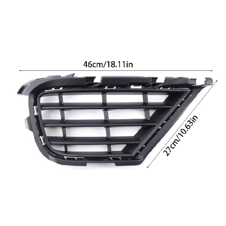 Fog Lamp Frame Grille Trim Light Cover Air Guide Grille for 7P6853666B 2015-2017
