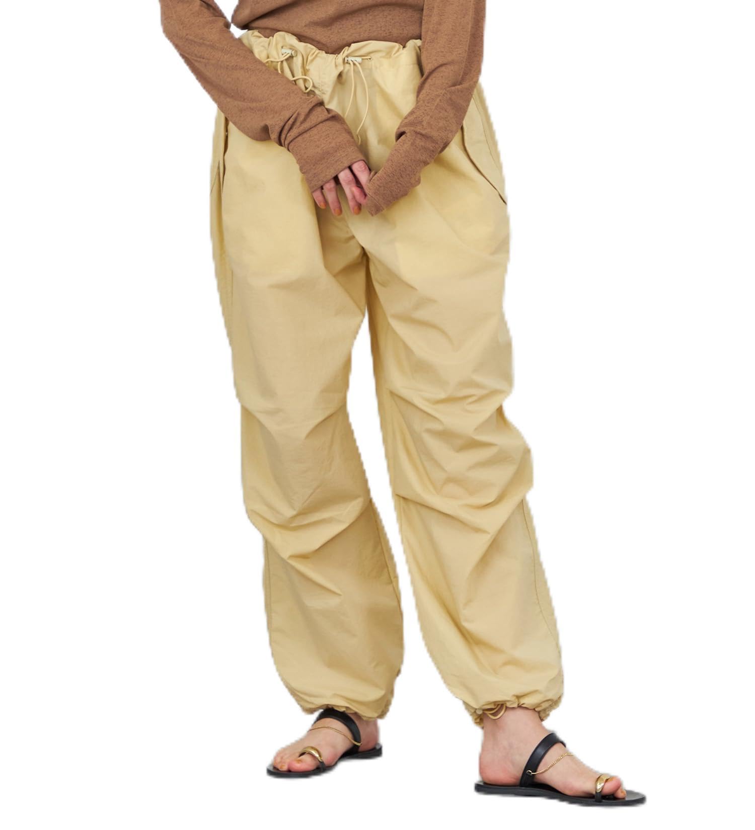 

Lee Бежевые Легкие Милитари Широкие Карго Брюки Женские Универсальный Размер, Брюки, бежевый