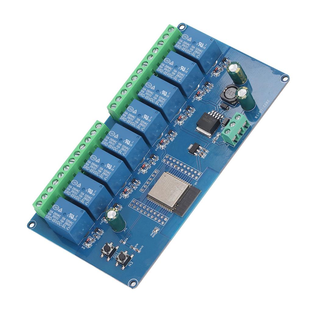 8 Channel Relay Module ESP32 WiFi Wireless Control BLE Development Board ESP32‑WROOM‑32E DC 5‑30V