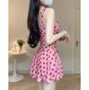 2024 Women's One-Piece Skirted Swimsuit: Conservative, Tummy-Control, Slimming Design for Vacation & Hot Spring Bathing, Anti-Exposure.