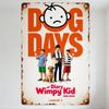 Diary of a Wimpy Kid: Dog Days Vintage Metal Tin Sign, Movie Poster Art Wall Decor for Man Cave Bar Home Cafe Decoration, Custom