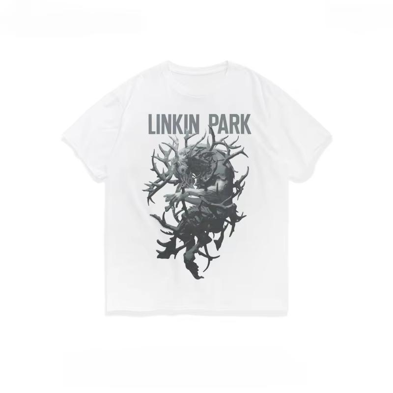 Rock Band Linkin Park Lincoln Union Park Mixed Theory Cotton Crewneck Short Sleeve Tshirt Women Summer High Quality Luxury Brand