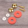 Strap Lock Buttons Set Strap Retainers for Guitars Bass Ukulele Metal Construction Silicone Straps Fastening System