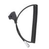 D Tap to 4K Spring Power Cord for Blackmagic Pocket Cinema Camera 4K   Gold Mount V Mount B
