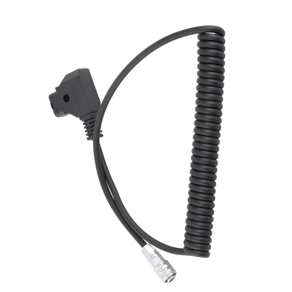 D Tap to 4K Spring Power Cord for Blackmagic Pocket Cinema Camera 4K   Gold Mount V Mount B