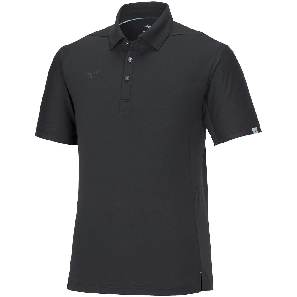 

Mizuno Dry Polo Short UPF Heather Size L Men s Shirt, Sleeve, 15, Moisture-Wicking, Quick-Drying, Black, (32MAA083)