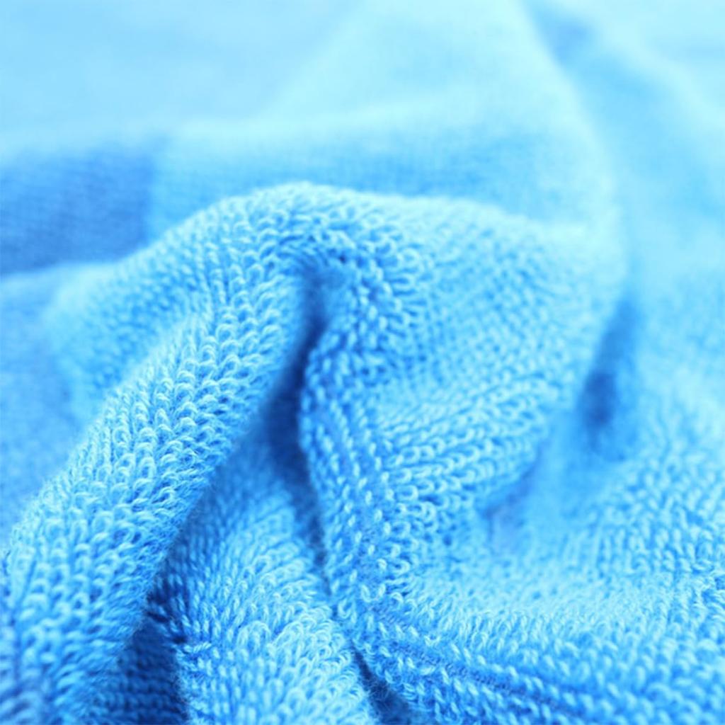 Marushin Fanti Fanti Blue Character Face 0825000100 Towel, 100% Cotton,