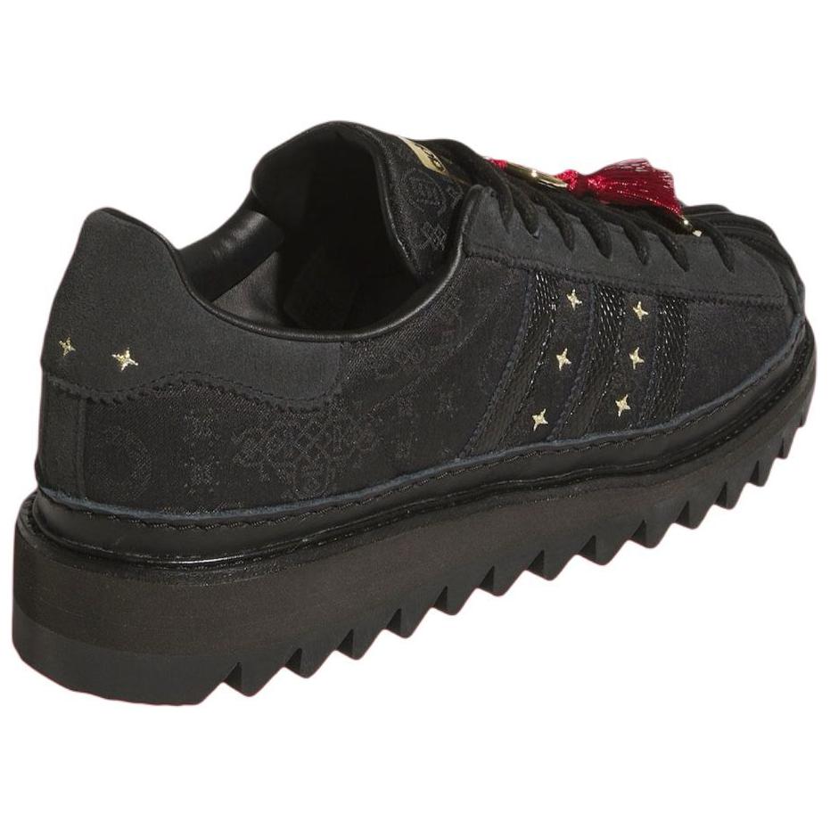 CLOT X Adidas Superstar Chinese New Year Unisex Sneakers Black Core-Black Carbon JR5114