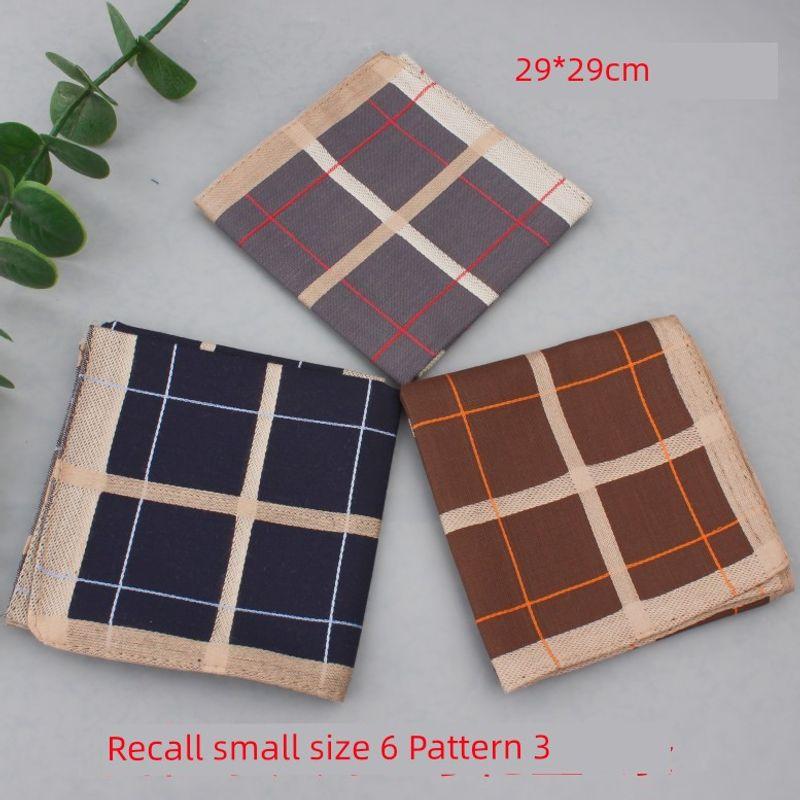 

Старомодный впитывающий пот хлопок мягкая тонкая ткань портативный носовой платок Recall No. 6 Pattern 3