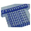 Colorful Car Phone Number Plate: Temporary Parking Solution & Interior Accessory