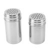 Spice Shaker 304 Stainless Steel Adjustable Pour Holes Seasoning Dispenser Container for Kitchen Barbecue Camping 2pcs