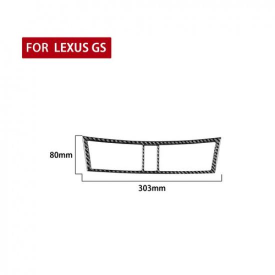 Carbon Fiber Interior Center Air Vent Outlet Cover Trim For Lexus GS 2006-2011