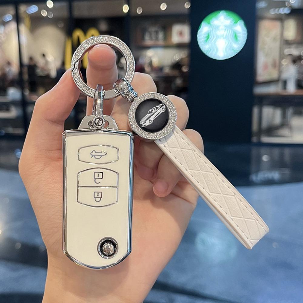 2/3 Buttons TPU Flip Folding Remote Car Key Case Fob For MAZDA 3 5 6 Series M6 RX8 MX5 Shell Hold