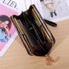 Woman Large Capacity Long Wallet Clutch Bag PU Leather Zipper Purse Card Bag Casual Multifunctional Phone Pouch Coin Purse Female