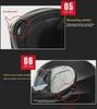 GXT Men's Motorcycle Full Coverage Flip-Up Helmet with Double Lens - DOT Approved