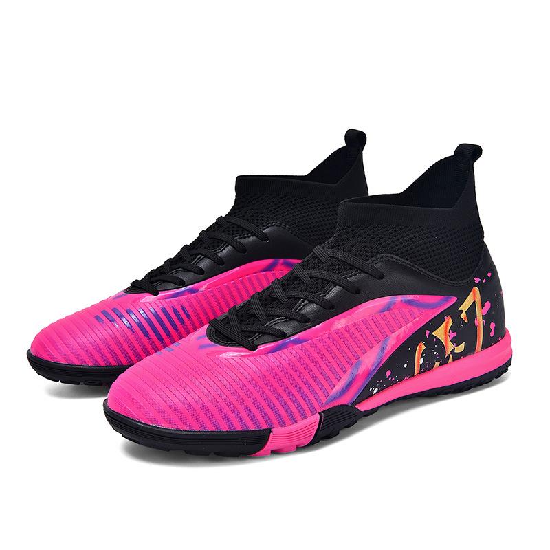 Football Shoes Youth Ag Spikes Football Shoes Adult Game Professional Sports Shoes Grass Training Football Shoes