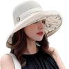 Summer Mesh Sun Hats for Women UV Protection Wide Brim Packable Beach Bucket Hat
