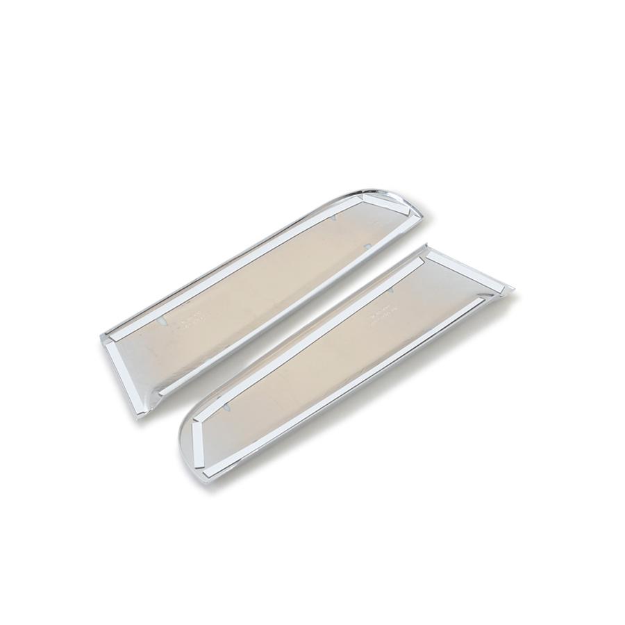 2x Chrome Trunk Window C-Pillar Post Decor Cover W/Tape For Kia Sportage 2011-16