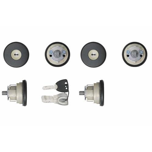 MIWA (Miwa Lock) Replacement PS Cylinder for Sankyo Tateyama Aluminum FDG, 2 Identical Keys, MCY-515